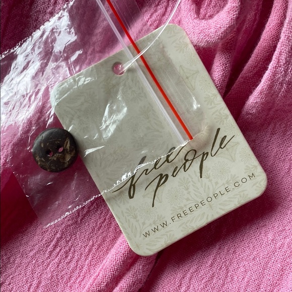 Free People 100 percent cotton Pink Mini Dress - Picture 5 of 5